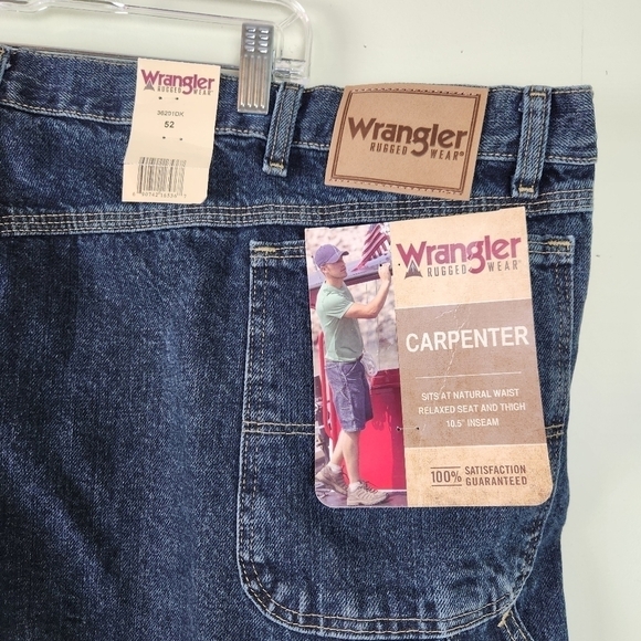 NWT Men's Wrangler Carpenter shorts - Picture 3 of 3